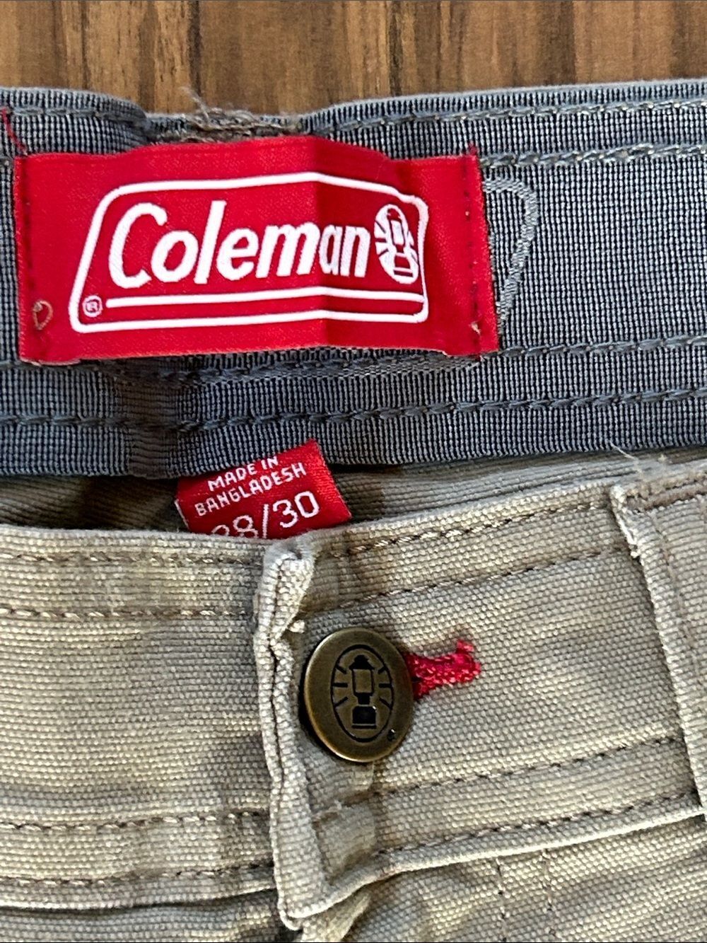 NEW Coleman Men's Tan Utility Pants 38 x 30 - Picture 4 of 7